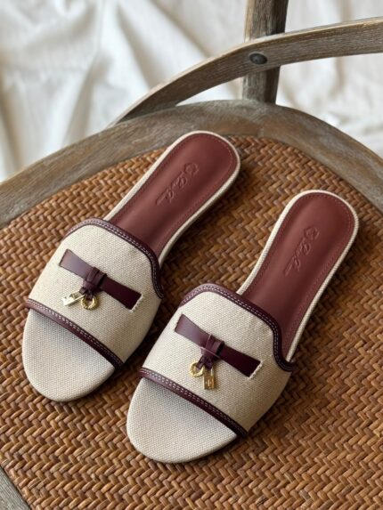 Loro Piana Charm Slide Sandals