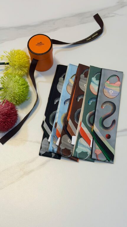 Hermes Twilly Silk Scarfs