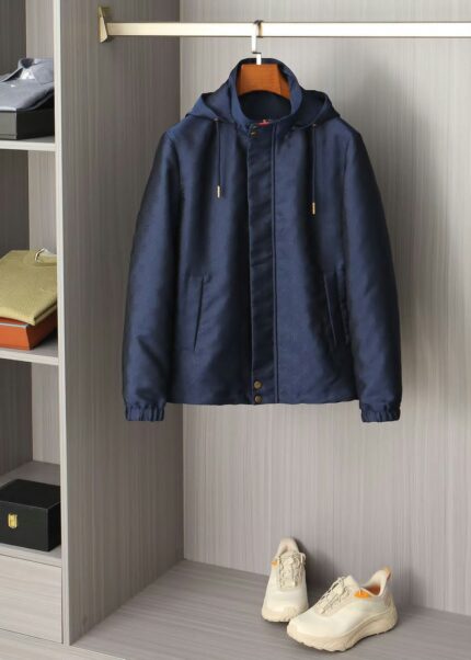 Gucci GG Jacquard Hooded Jacket