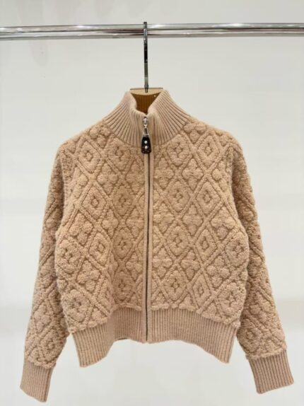 Louis Vuitton Monogram Bouclé Zip Jackets