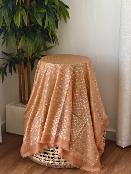 Gucci GG Monogram Silk Blend Shawls