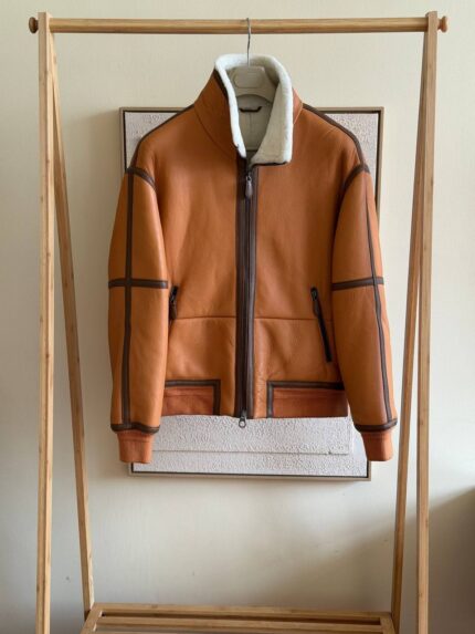 Loro Piana Shearling Aviator Jacket