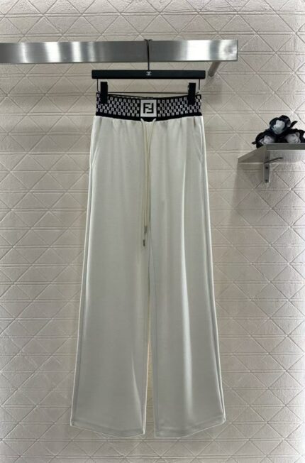 Fendi Wide-Leg Lounge Pants