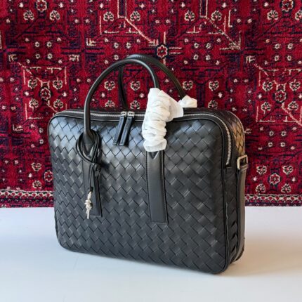 Bottega Veneta Intrecciato Weave Briefcase