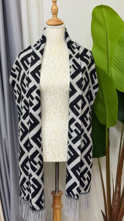 Fendi FF Roma Cashmere Blend Scarfs