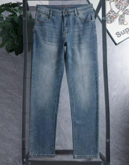 Louis Vuitton Classic Straight-Leg Washed Jeans