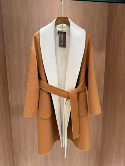 Loro Piana Reversible Double-Face Cashmere Wrap Coat
