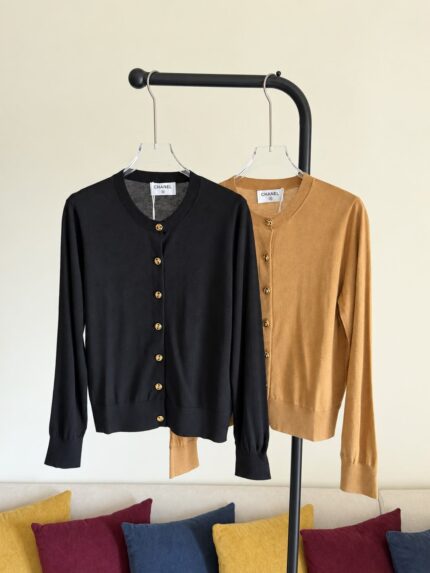 Chanel Classic CC Gold Button Cardigans