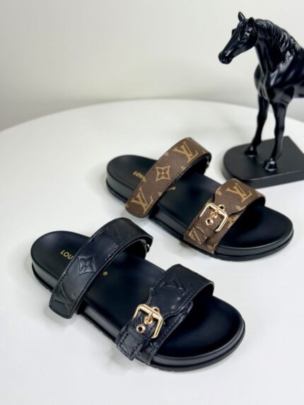 Louis Vuitton Bom Dia Mule Sandals