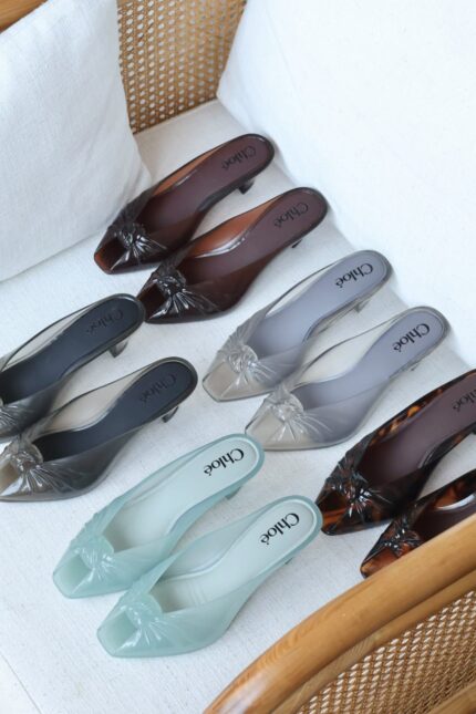 Chloe Jelly Knot Mules