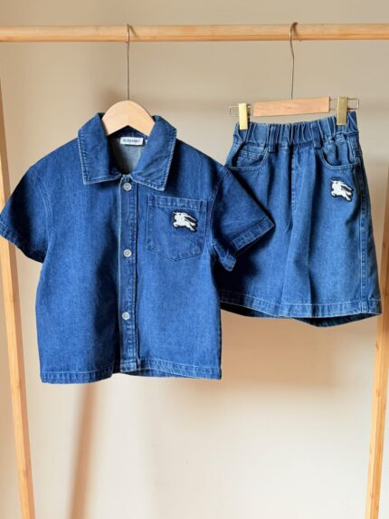 Burberry Kids Denim Co-Ord Set