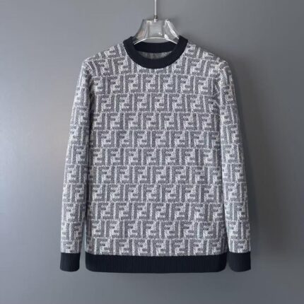 Fendi FF Logo Knit Sweaters