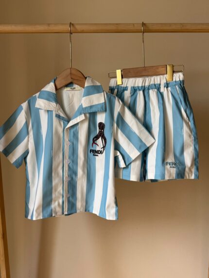 Fendi Kids Striped Co-Ord Set