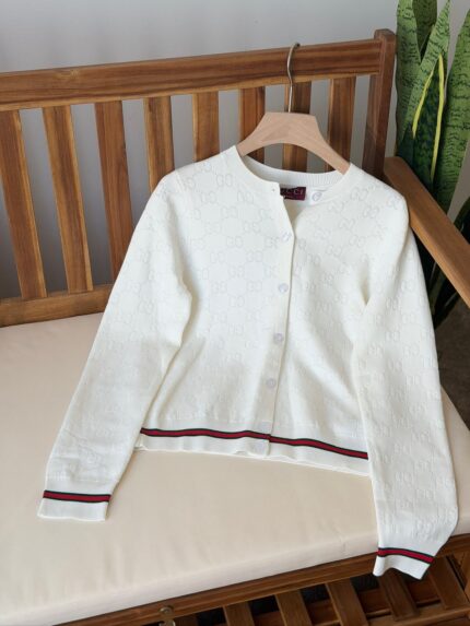 Gucci GG Knit Cotton Cardigan