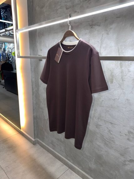 Loro Piana Contrast Collar Essential T-Shirts