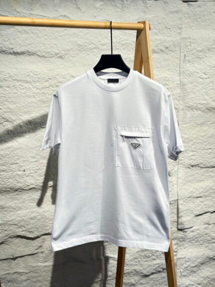 Prada Re-Nylon Patch Pocket T-Shirt