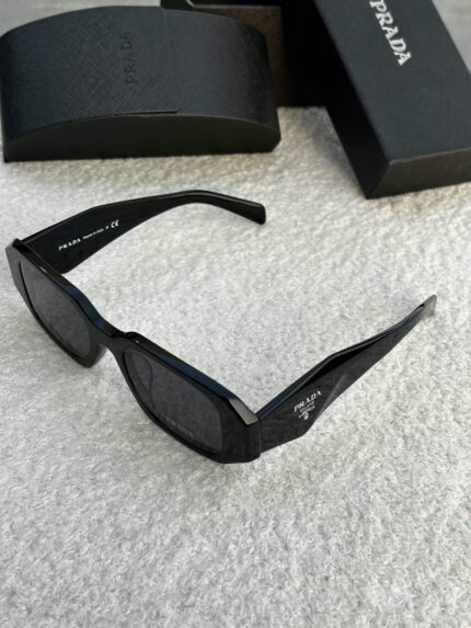Prada Symbole Narrow Rectangular Sunglasses