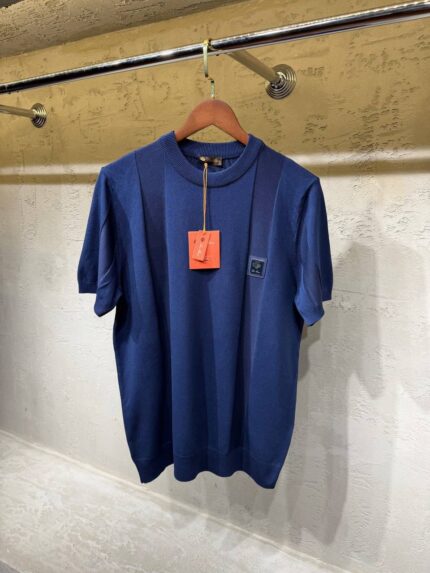 Loro Piana Short Sleeve Knit Crew Neck T-Shirts