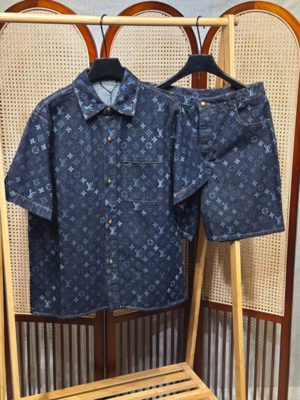 Louis Vuitton Monogram Denim Co-Ord Set