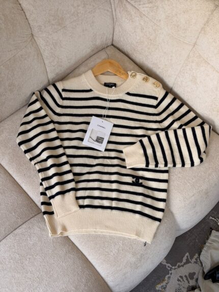 Chanel Breton Stripe Sweater