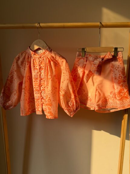 Zimmermann Printed Linen Co-Ord Set