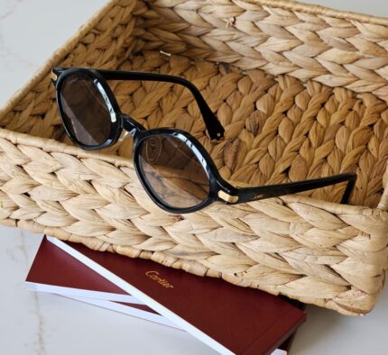 Cartier Round Frame Sunglasses