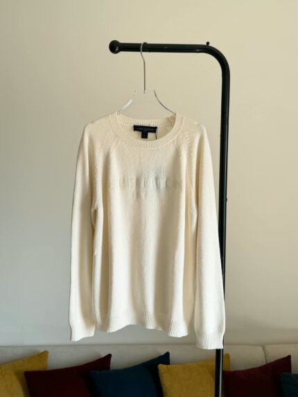 Louis Vuitton Embroidered Logo Crewneck Sweater