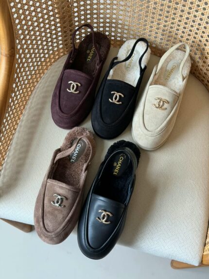 Chanel Slingback Loafers