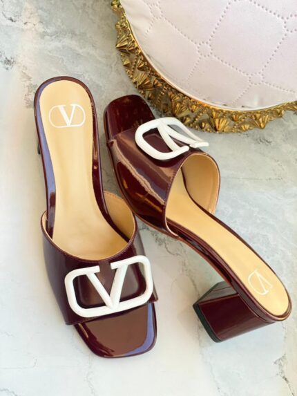 Valentino VLogo Signature Patent Mules