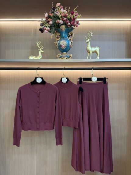 Sandro Paris Three-Piece Knit Sets