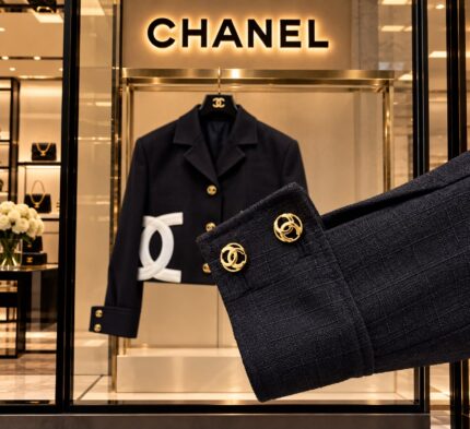 Chanel Iconic CC Logo Cropped Blazers