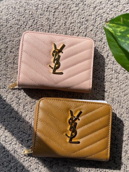 YSL Compact Zip Around Wallets