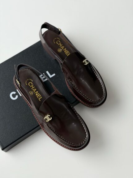 Chanel Slingback Loafers