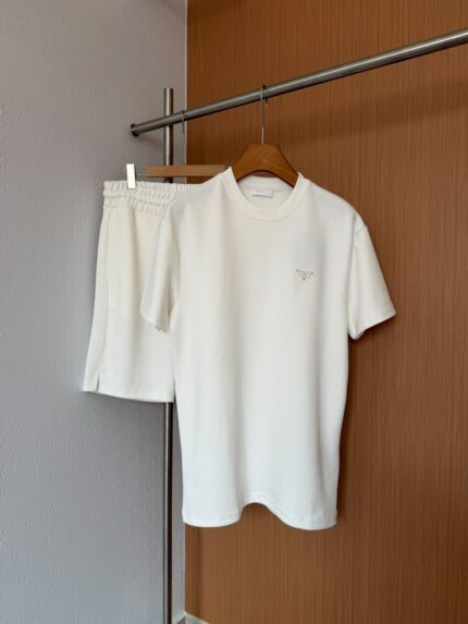Prada Minimalist Triangle Logo Co-Ord Set