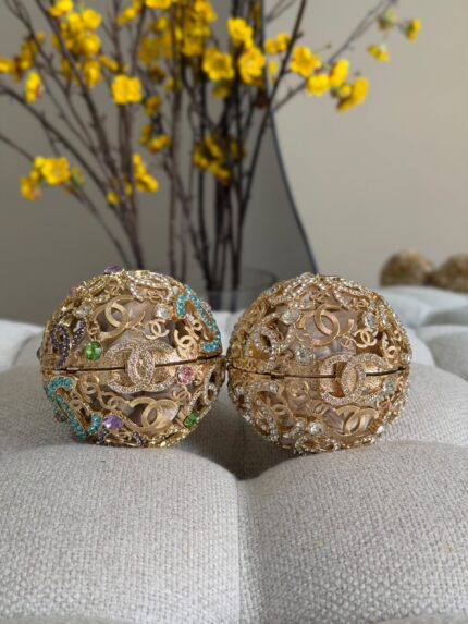 Chanel Crystal CC Sphere Minaudière Bags
