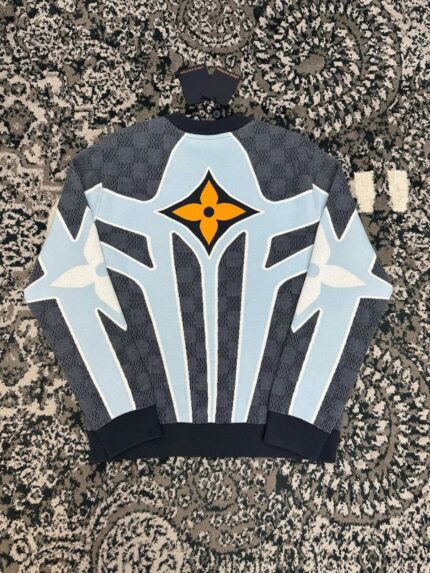 Louis Vuitton Crewneck Graphic Knit Sweater