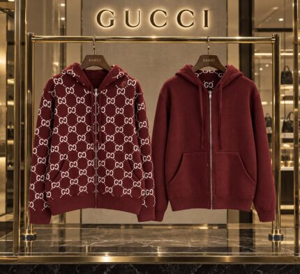 Gucci GG Reversible Zip Hoodies