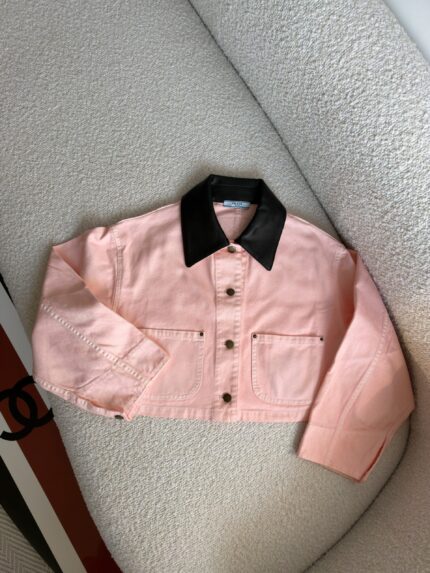 Prada Canvas Cropped Jacket