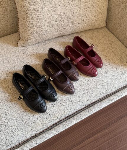 Chanel Mary Jane Ballerina Flats
