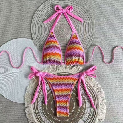 Missoni Signature Zigzag Crochet Bikini Set