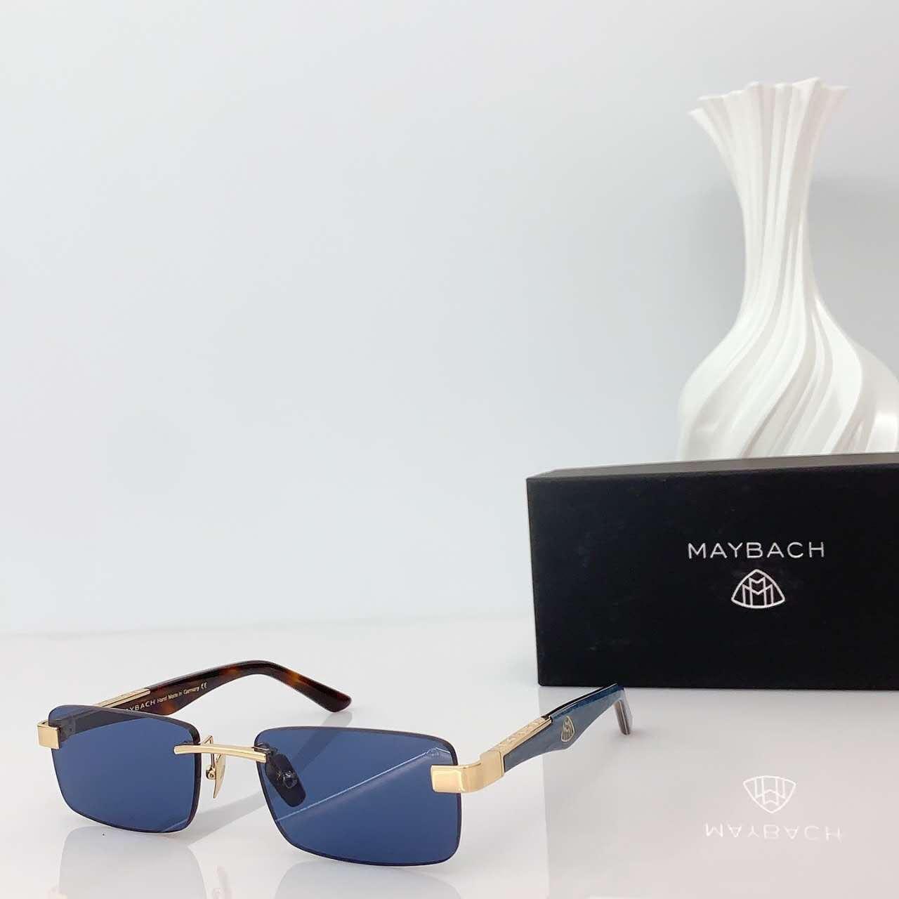Maybach Luxury Rimless Rectangle Sunglasses