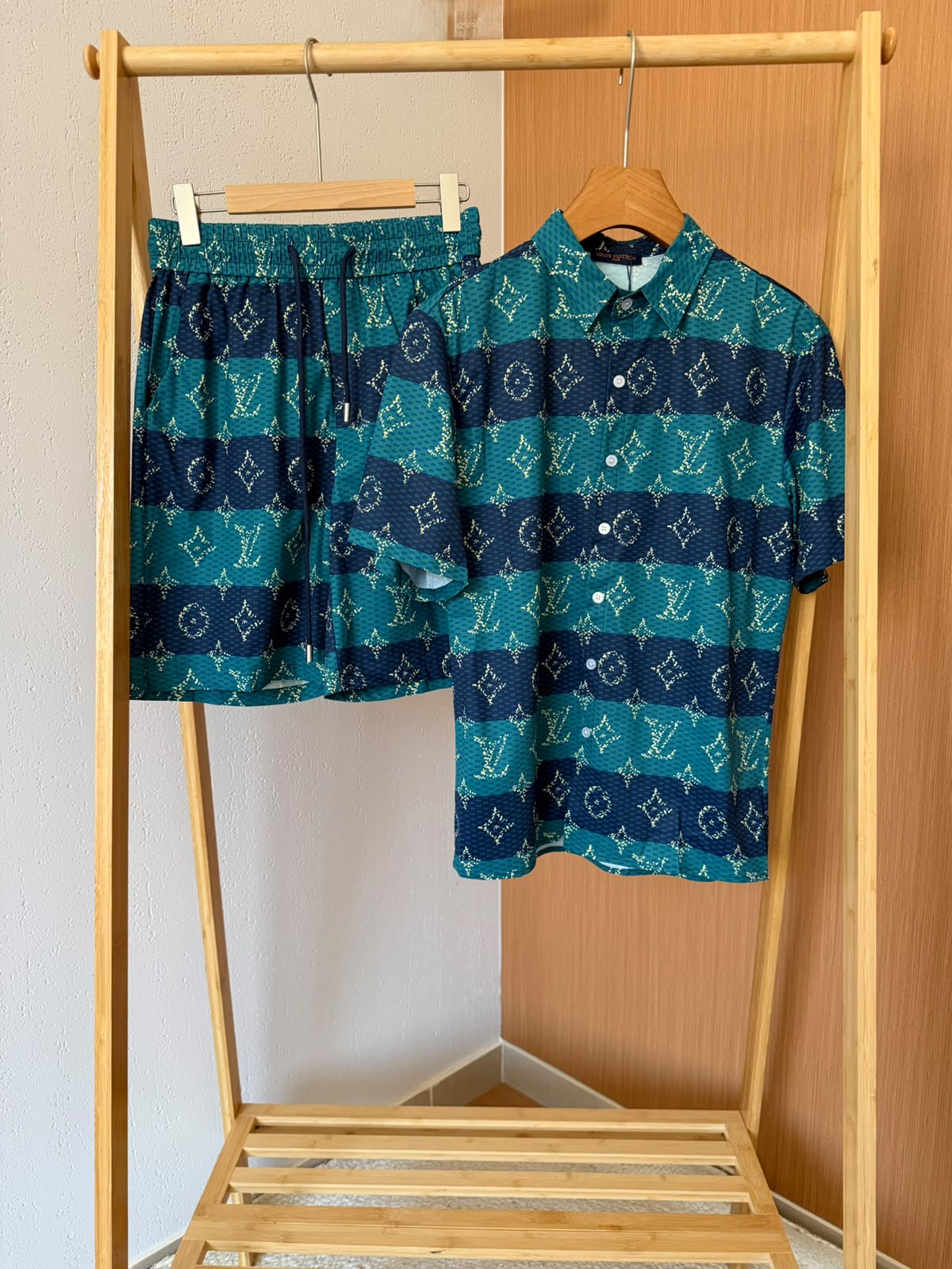 Louis Vuitton Damier Stripes Monogram Co-Ord Set