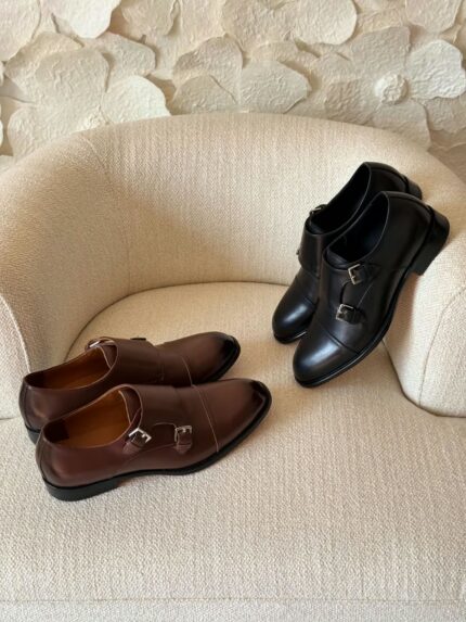 Hermès Double Monk Strap Dress Shoes
