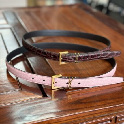 YSL Cassandre Logo Belts