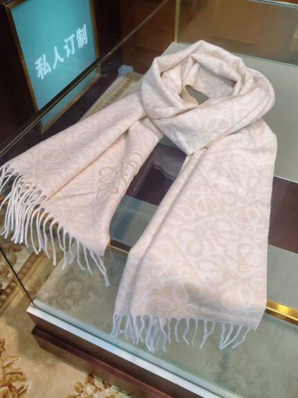 Loewe Anagram Wool & Cashmere Scarfs
