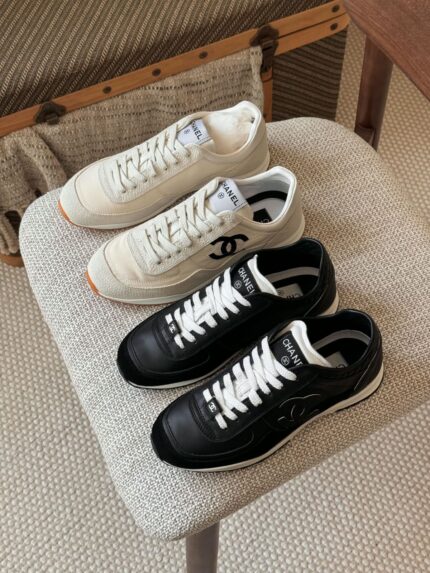 Chanel CC Logo Runner Sneakers