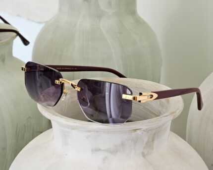 Cartier C Decor Rimless Sunglasses