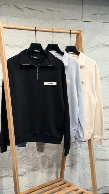 Jacquemus Gros Grain Zip Sweatshirts