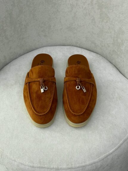 Loro Piana Summer Charms Walk Loafer Mules