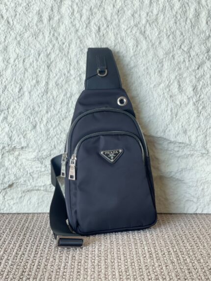 Prada Re-Nylon Saffiano Leather Sling Bags
